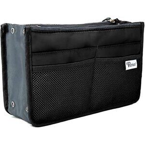 Periea Black With Polka Dots Bag Organizer